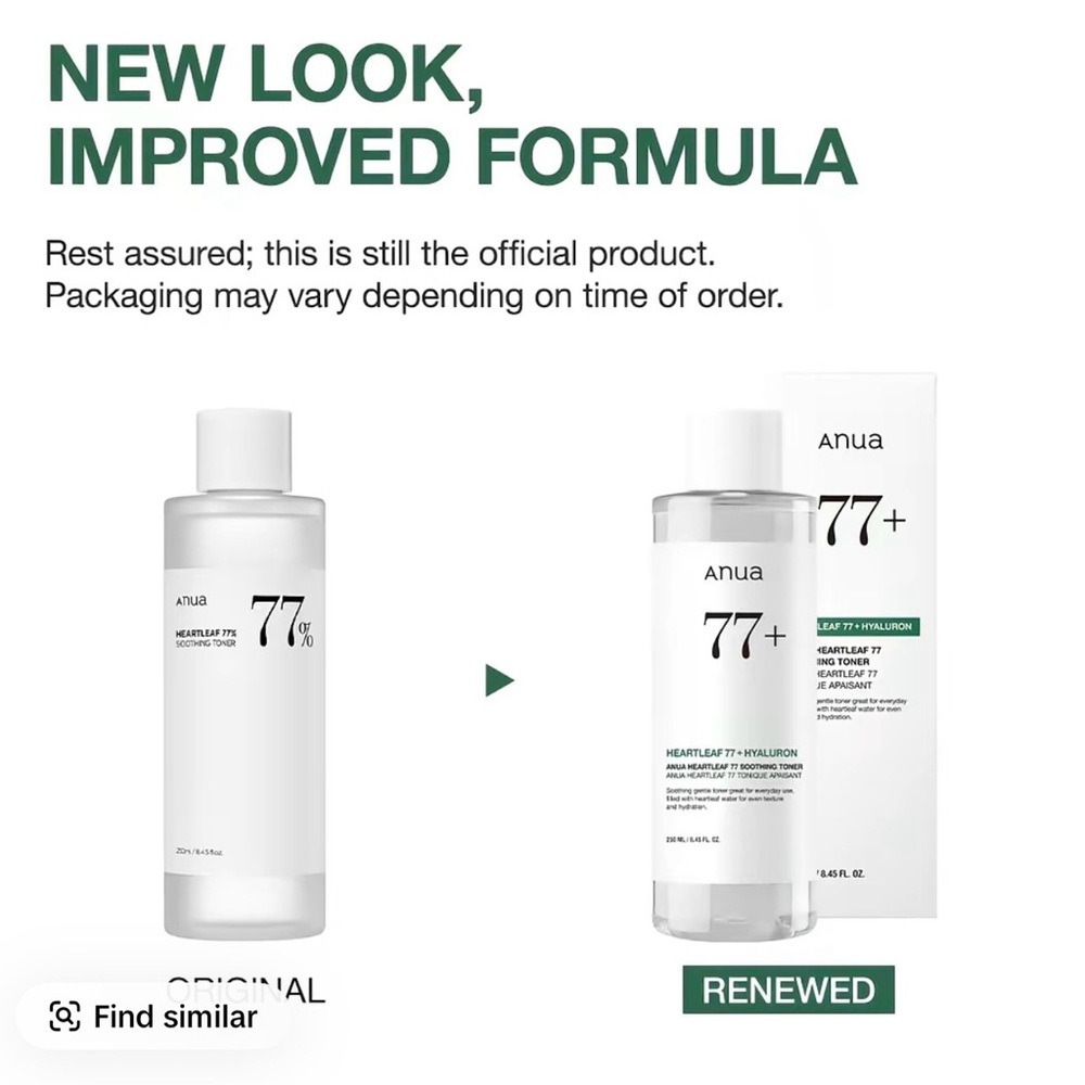 Anua 77+ Heartleaf Soothing Toner — Clear Hydrating Toner